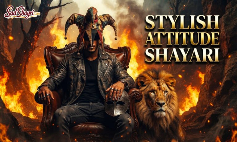 stylish attitude shayari