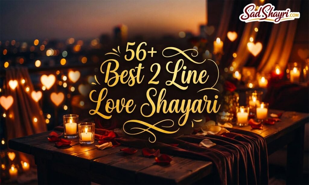 2 line love shayari
