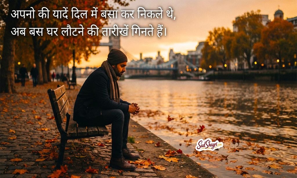 Pardesi Shayari Hindi Status