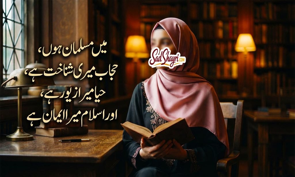 Hijab Poetry in Urdu copy paste for Girl