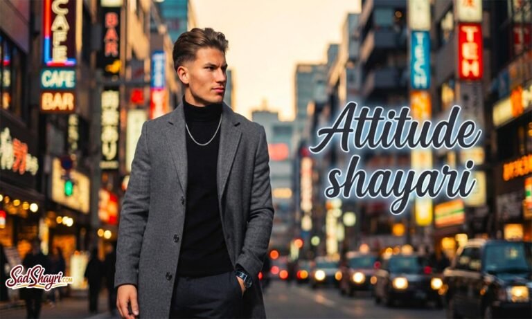 attitude shayari