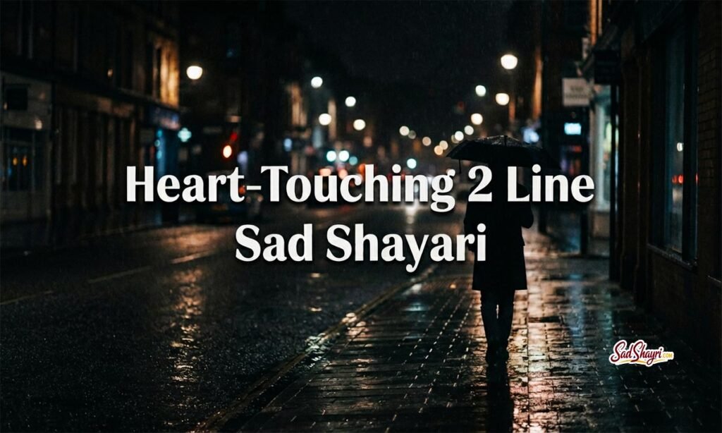 2 Line Sad Shayari