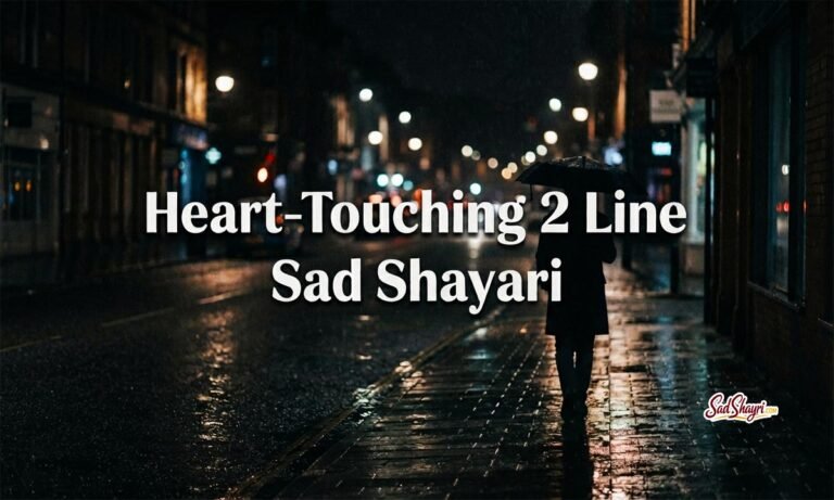 2 Line Sad Shayari