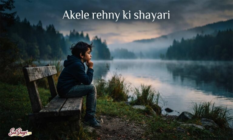 akele rehny ki shayari
