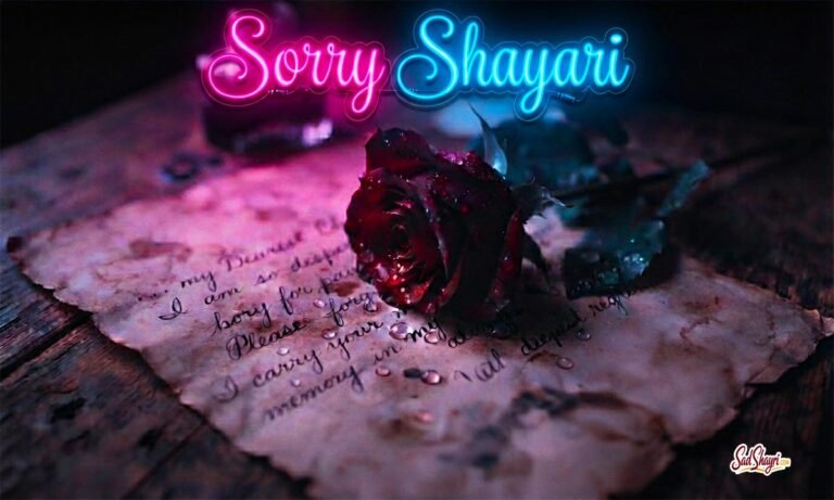 sorry shayari