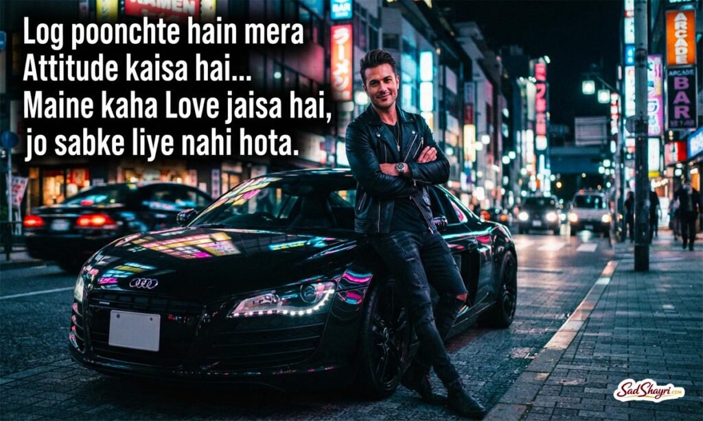 Attitude Love Shayari