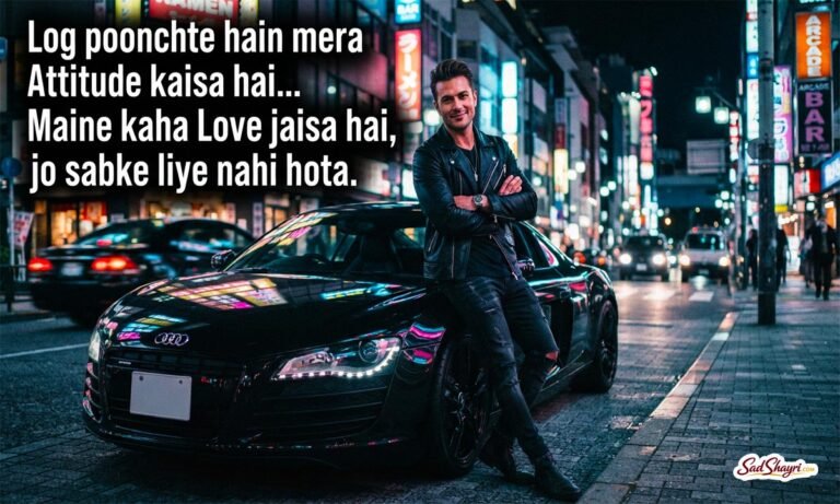 Attitude Love Shayari