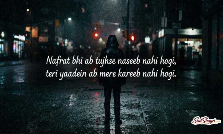 I Hate You Shayari