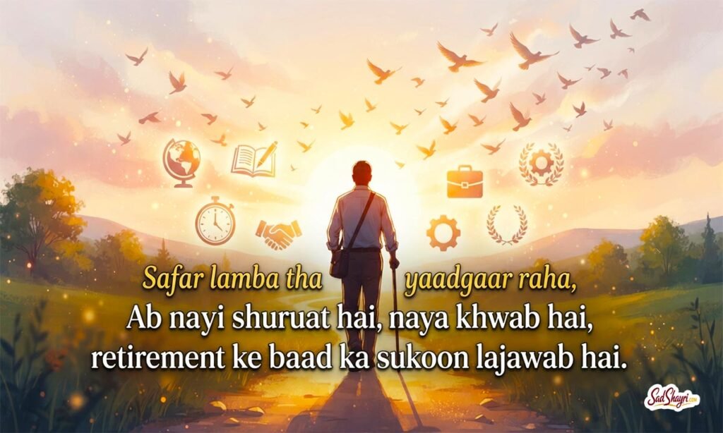 shayari on retirement