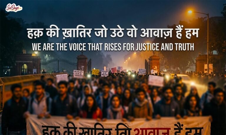 Protest Shayari